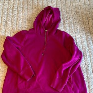 Athleta Magenta Hoodie Sweatshirt